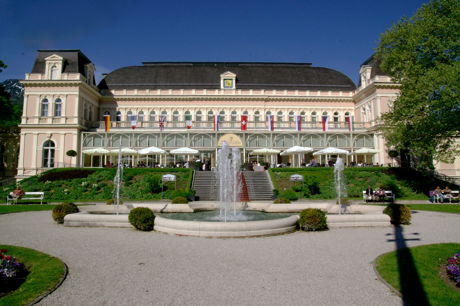 Das gastliche Kongresshaus Bad Ischl mit schönem Kurpark